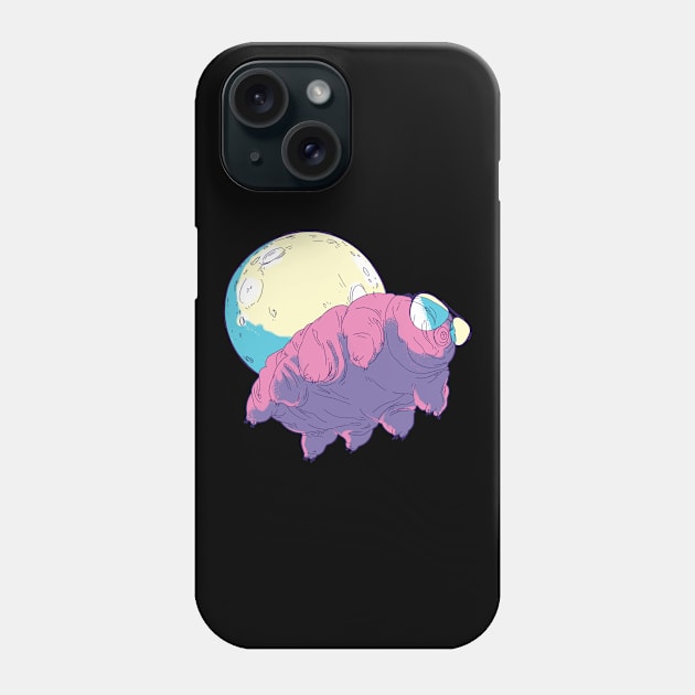 Aviator Tardigrade in Space Phone Case by supermara