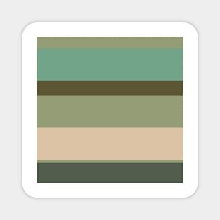 A gorgeous melt of Soldier Green, Dark Vanilla, Grey/Green, Oxley and Gunmetal stripes. Magnet