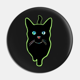 Black Kitty Pin