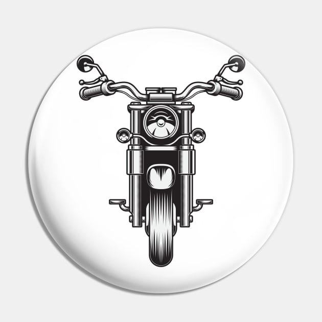 Vintage Motorcycle Pin by JagatKreasi