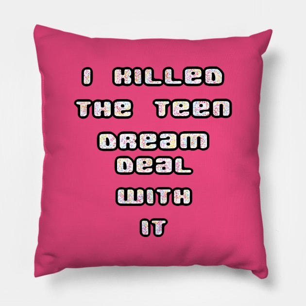 Teen Dream Pillow by KataMartArt