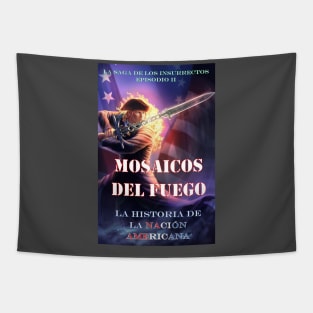 Mosaicos del Fuego book cover Tapestry