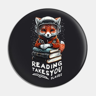 Reading Takes You Places Pin