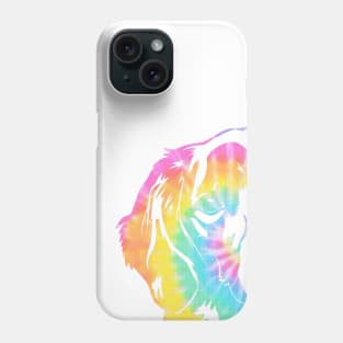 Tye dye golden retriever Phone Case