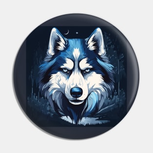 Siberian husky Pin