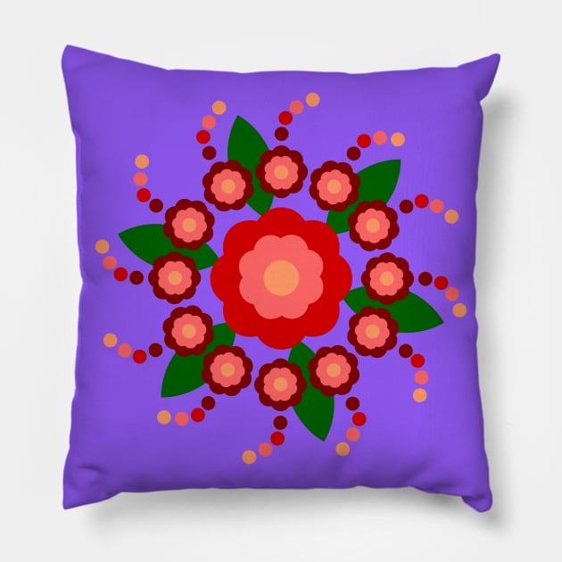 Rose Of Sharon with purple Pillow by Scarlett_Rose_Artist