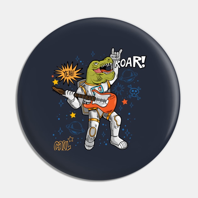 dinosaur astronaut roar Pin by Mako Design 