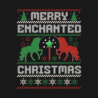 Merry Magical Christmas Unicorn T-Shirt