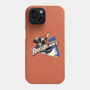 Defunct Arkansas Riverblades Hockey Team Phone Case