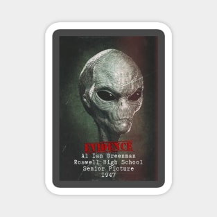 Roswell Alien High School Picture Magnet