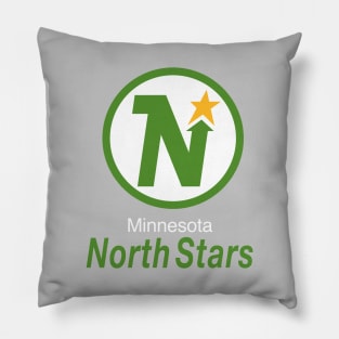 Defunct Minnesota North Stars Hockey Pillow