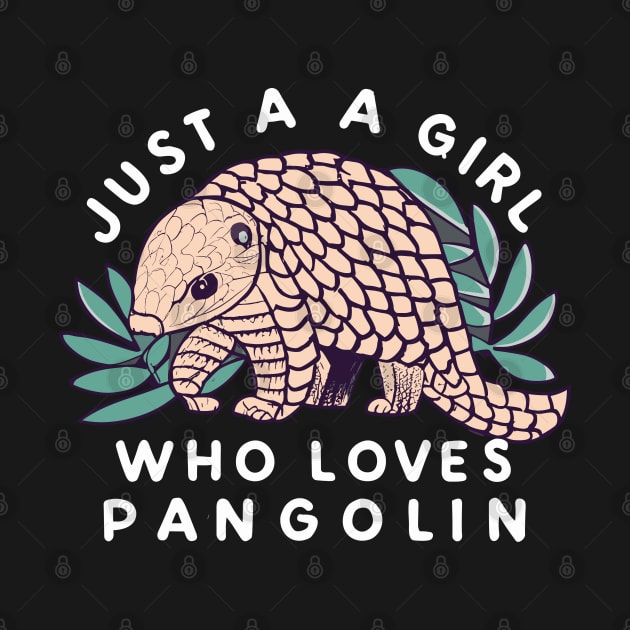 just a girl who loves Pangolin by CosmicCat