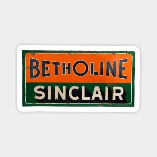 Betholine motor fuel vintage distressed sign Magnet