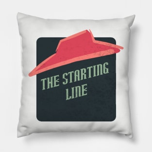 the starting line Pillow