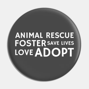 Animal Rescue Pin