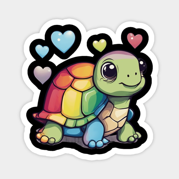 Love Turtle Magnet by animegirlnft