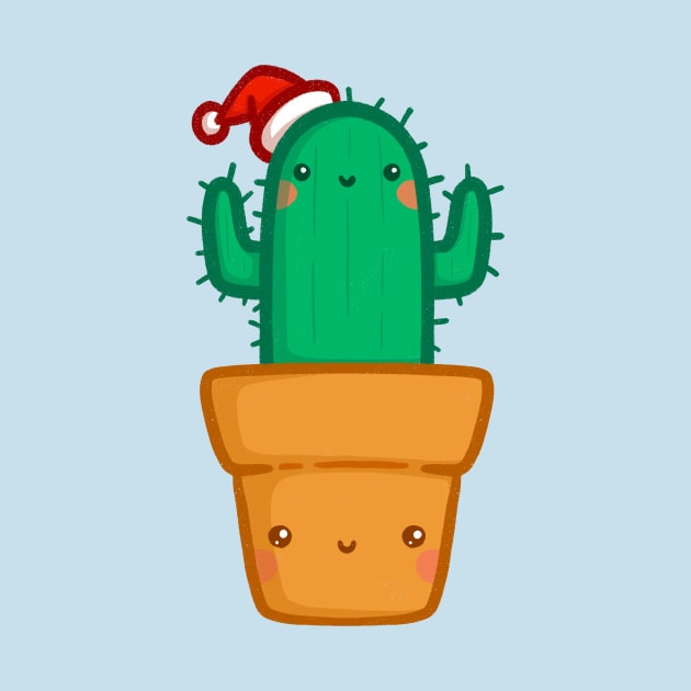 Christmas Cactus - Kawaii Cactus - Cute Cactus by perdita00