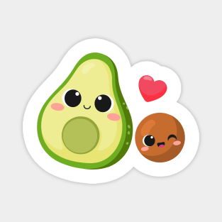 Valentine Avocado Magnet