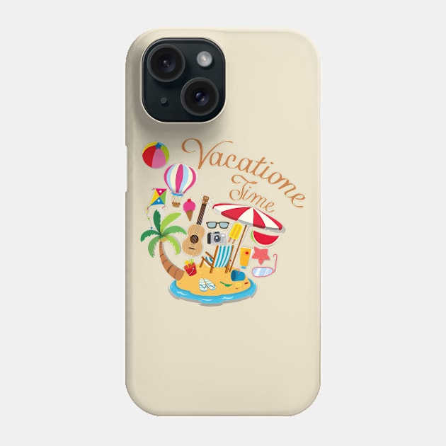 Vacation Time Phone Case by TomCage