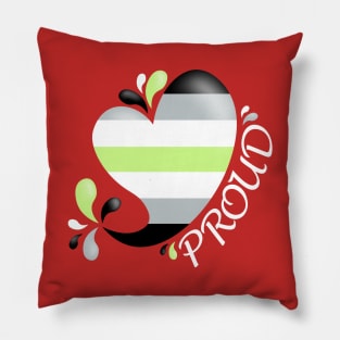 Proud to be Agender Pillow