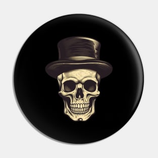 Skull print, noir, retro, vintage, dark, gift present ideas Pin