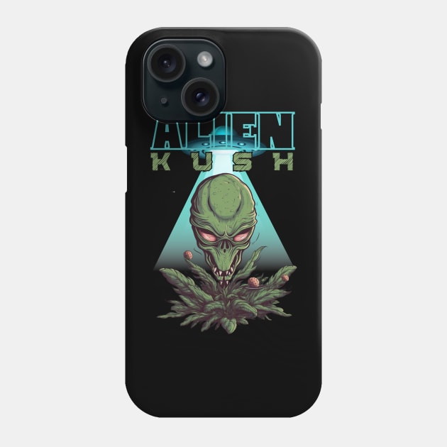 Alien Kush Ufo Style Phone Case by FrogandFog