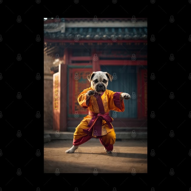 Shaolin Master Kung Fu Pug by Ratherkool