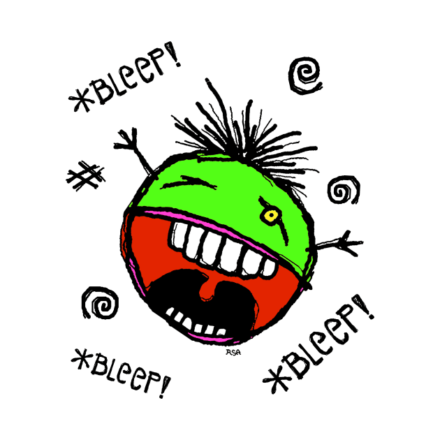 *BLEEP! *BLEEP! *BLEEP!* Green Jelly by RawSunArt