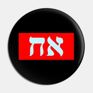 Hebrew Word for Brother Pin