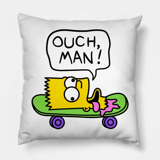 Head Tattoo Pillow by buby87