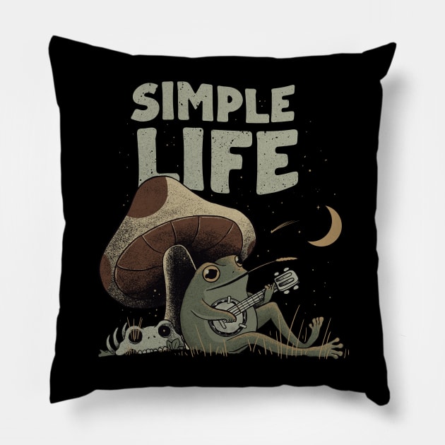 Simple Life Pillow by ppmid