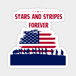 Stars And Strips Forever Magnet