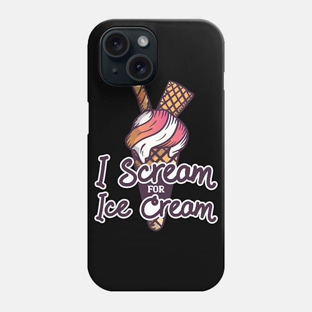 Ice Cream Phone Case by EarlAdrian