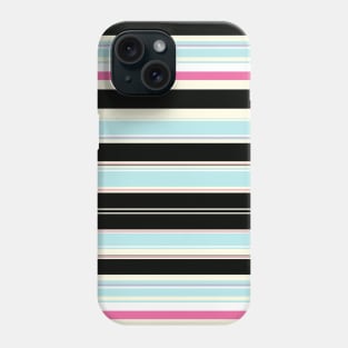 Blue & Black Stripes Phone Case