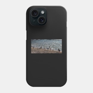 Taking Air on Freemantle beach Phone Case