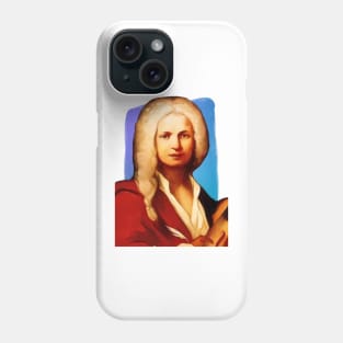 Italian Composer Antonio Vivaldi illustration Phone Case