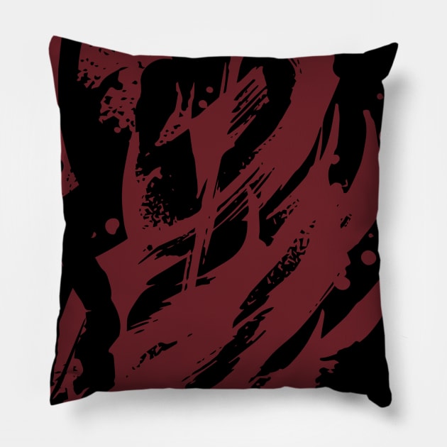 Negative Calligraphy Pillow by TPlanter