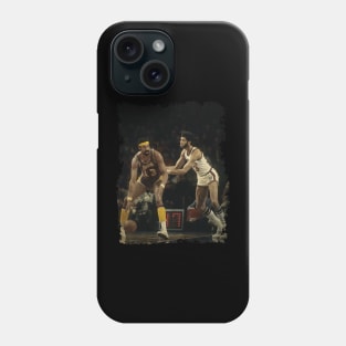 Kareem Abdul Jabbar vs Wilt Chamberlain, 1970 Phone Case