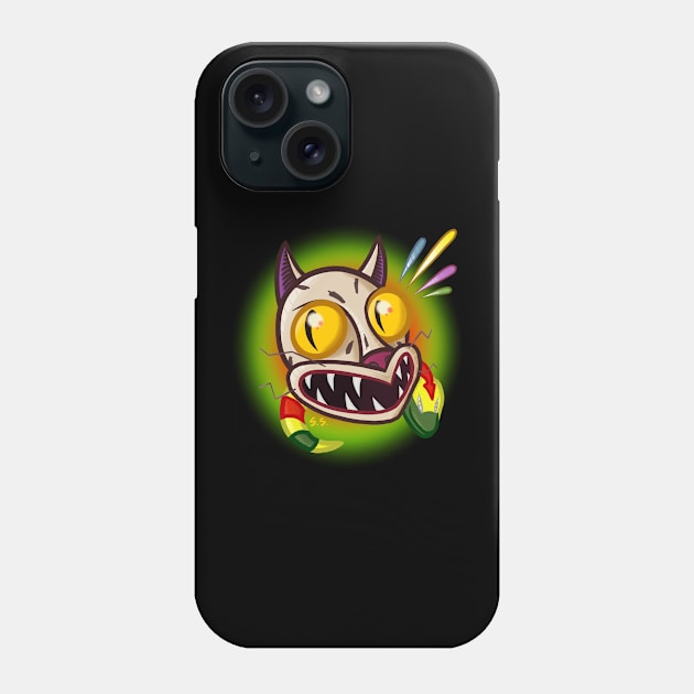 Nothing to Fear Mascots Phone Case by The Cat that Draws