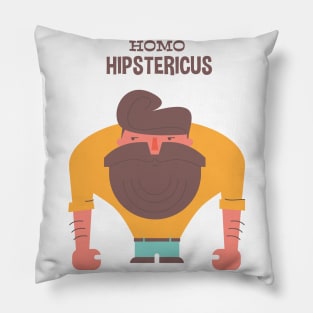 Homo Hipstericus Pillow