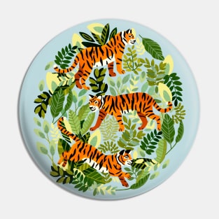 Bright Bengal Tiger Jungle 1 Pin