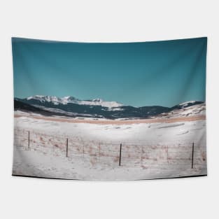 Fairplay Town Colorado Mountains Landscape Photography V2 Tapestry