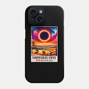 Copperas Cove Texas Total Solar Eclipse 2024 Phone Case