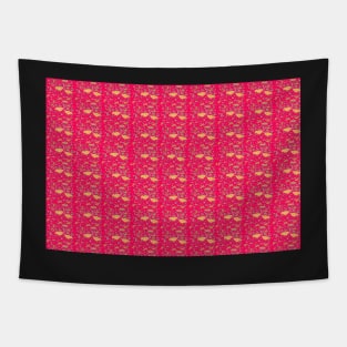 Pink Chick Pattern Print Tapestry