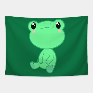 Silly Cute Frog Tapestry