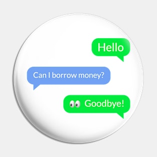 you get text to be asked for money Pin