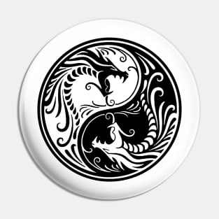 Dragon ying-yang Pin