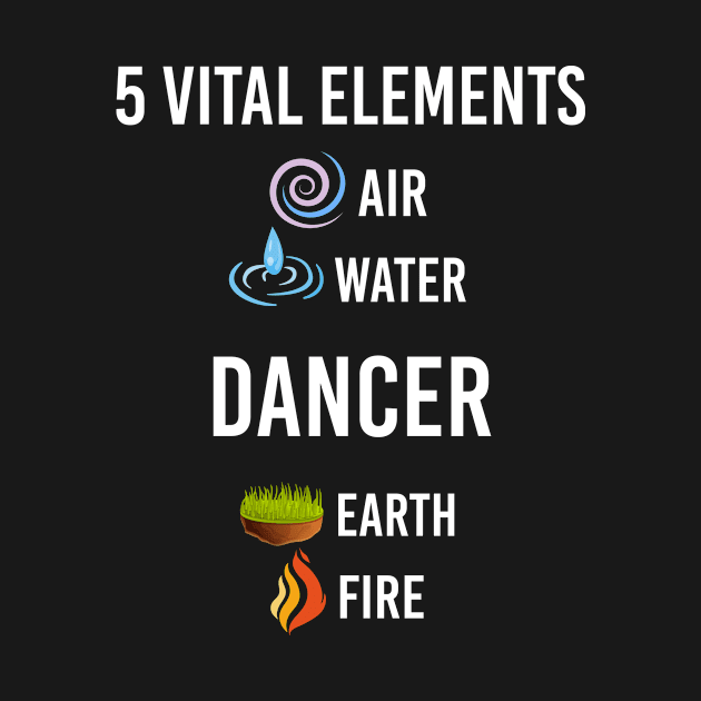 5 Elements Dancer Dance Dancing by Happy Life