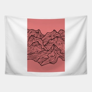 Pink Hills Tapestry