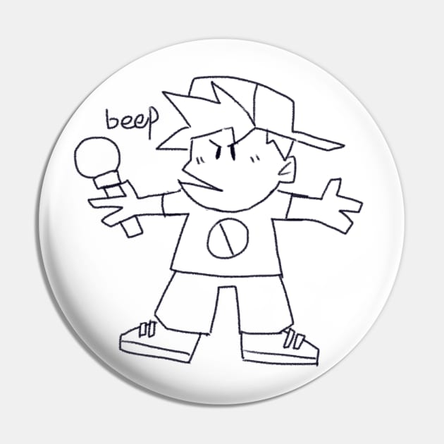 Boyfriend silly Draw Pin by WiliamGlowing